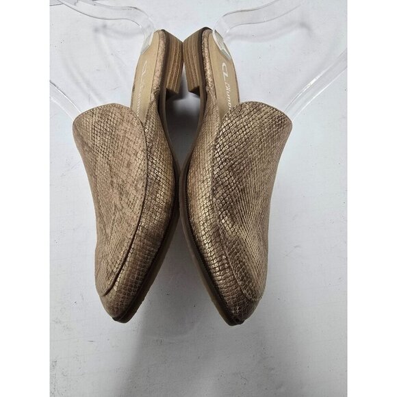 CL by Chinese Laundry Metallic Python Snakeskin Freshest Mule - Picture 5 of 9